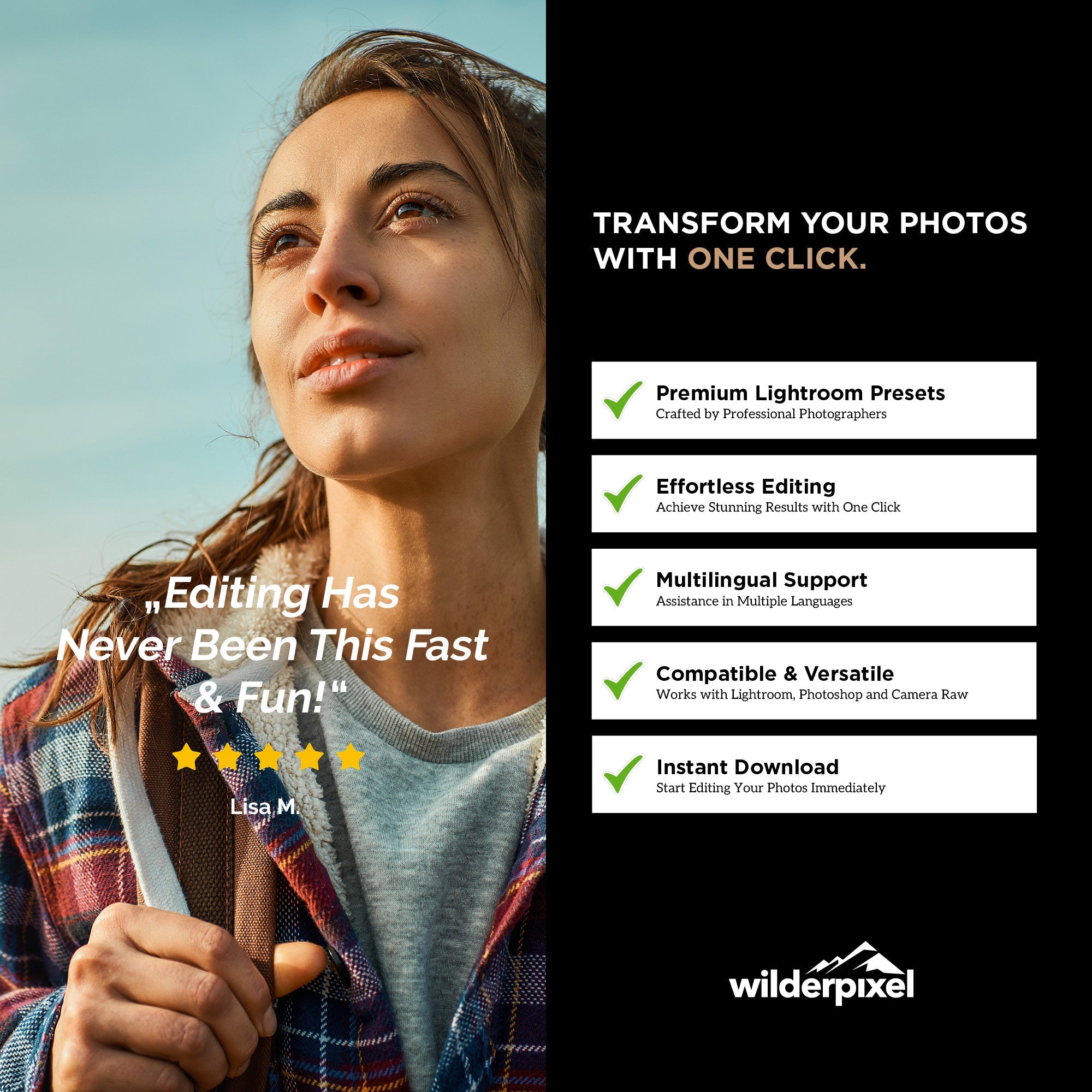 Dark Portrait Lightroom Presets – Deep Shadows & Dramatic Mood - WilderPixel