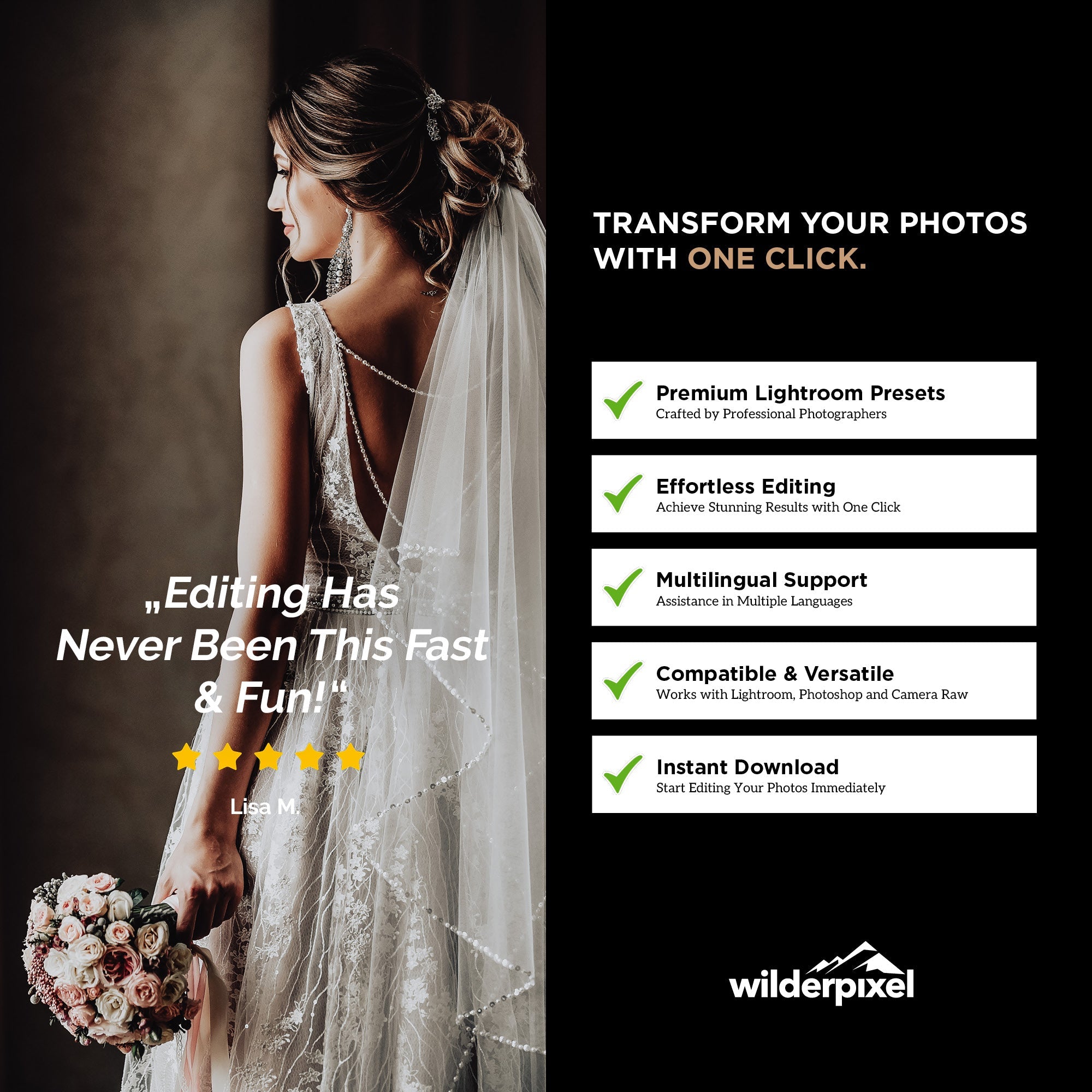 Majestic Wedding Lightroom Presets – Romantic & Timeless Edits - WilderPixel