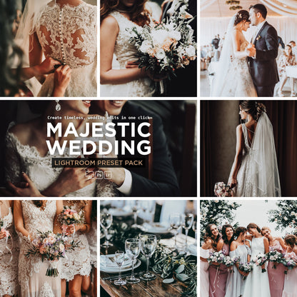 Majestic Wedding Lightroom Presets – Romantic & Timeless Edits - WilderPixel