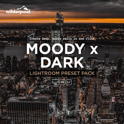 Moody x Dark I Lightroom Presets – Dramatic & Bold Urban Looks - WilderPixel
