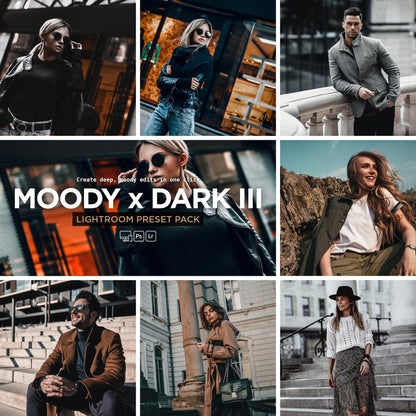 Moody x Dark III Lightroom Presets – High - End Editorial Moody Edits - WilderPixel