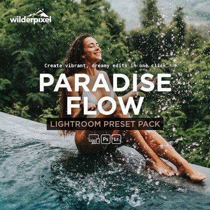 Paradise Flow Lightroom Presets – Bright & Airy Tropical Edits - WilderPixel