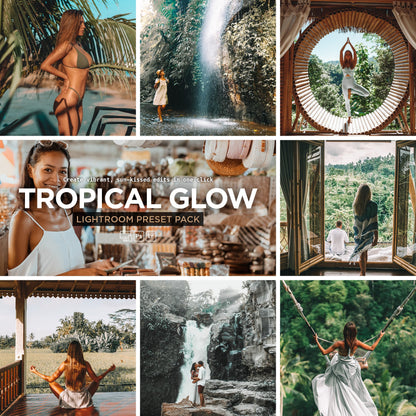 Tropical Glow Lightroom Presets – Sun - Kissed & Warm Tones - WilderPixel