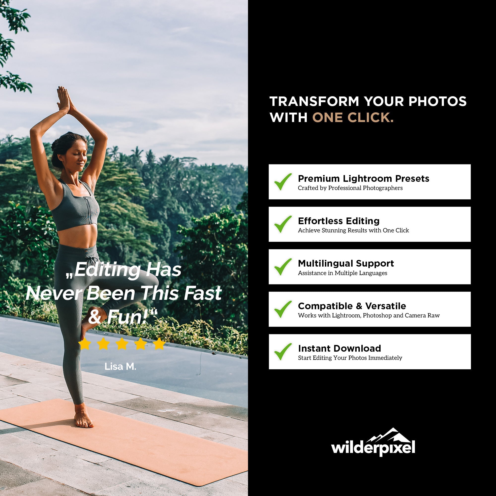 Tropical Glow Lightroom Presets – Sun - Kissed & Warm Tones - WilderPixel